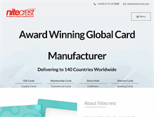 Tablet Screenshot of nitecrest.com
